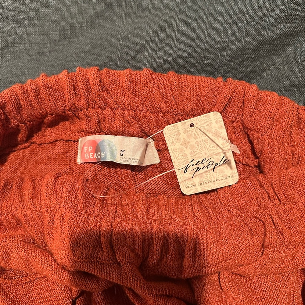 Free People Women's Burnt Orange Pants